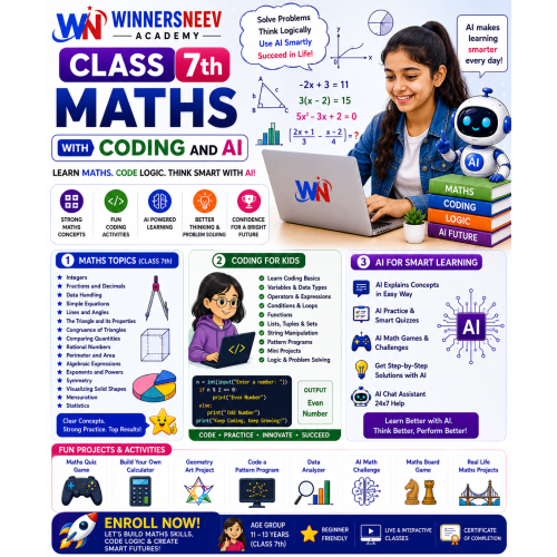 Class 7th Mathematics With Coding and AI Class 7th Mathematics With Coding and AI