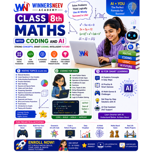 Class 8th Mathematics With Coding and AI Class 8th Mathematics With Coding and AI
