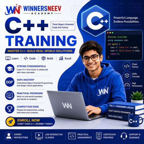 C++ Programming Language With AI (6 Weeks) C++ Programming Language With AI (6 Weeks)
